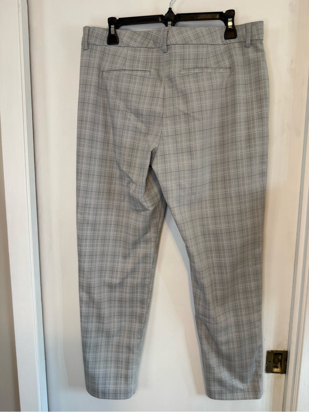 Liverpool Los Angeles Gray Plaid Ankle Trousers / Pants Size 12 - Picture 3 of 9